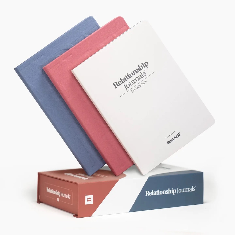 BestSelf Relationship Journals Set – Couples Communication Workbook & Guidebook